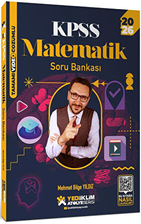 Yediiklim 2026 KPSS Atölye Serisi Genel Yetenek Matematik Tamamı Video Çözümlü Soru Bankası