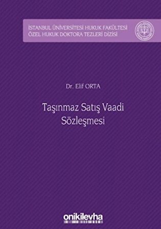 Taşınmaz Satış Vaadi Sözleşmesi