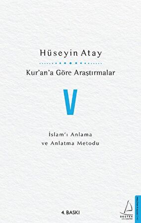 Kur’an’a Göre Araştırmalar 5