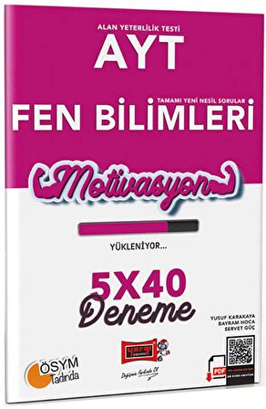 Yargı Yayınları AYT Fen Bilimleri 5x40 Deneme