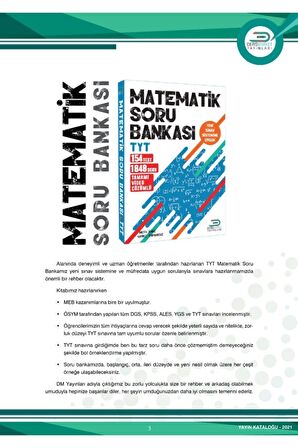 TYT Matematik Tamamı Çözümlü Soru Bankası