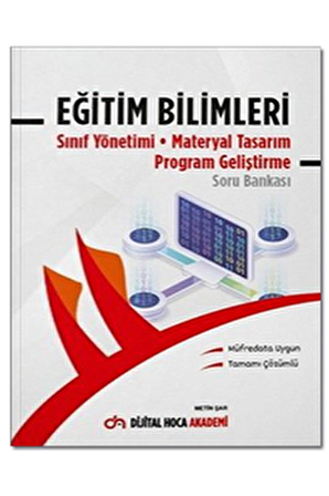 2022 KPSS Eğitim Bilimleri Sınıf Yönetimi - Materyal Tasarım - Program Geliştirme Tamamı Çözümlü Soru Bankası