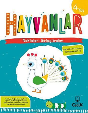 Hayvanlar - Noktaları Birleştirelim (4 Yaş)