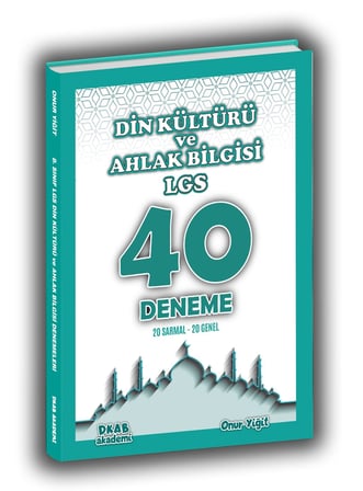 8.Sınıf LGS Din Kültürü ve Ahlak Bilgisi 40 Deneme DKAB Akademi