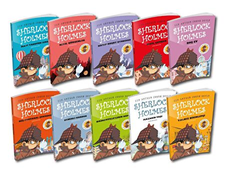 Çocuklar İçin Sherlock Holmes Seti (10 Kitap Takım)