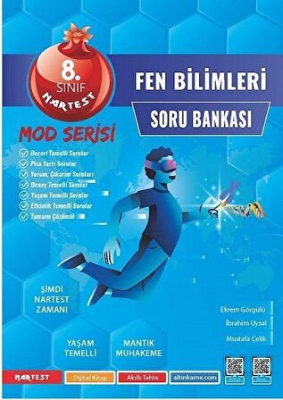 Nartest 8.Sınıf LGS Mod Fen Bilimleri Soru Bankası - Güncel