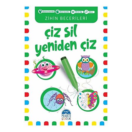 Çiz Sil Yeniden Çiz (Yeşil Kitap)