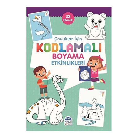 Çocuklar için Kodlama Etkinlikleri - Yeşil - 32 Etkinlik