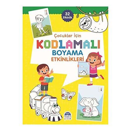 Çocuklar için Kodlama Etkinlikleri - Sarı - 32 Etkinlik