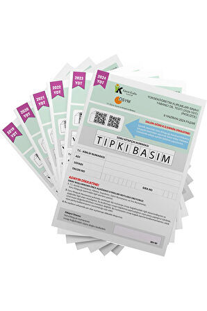 2025 YKS YDT (Yabancı Dil Testi) İngilizce Tıpkı Basım 6lı Paket ve Özgün 5 Deneme Sınavı 2li Set