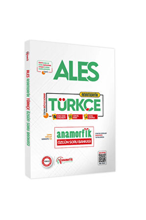 2025 ALES Yeni Sistem Türkçe TEK KİTAP Anamorfik Özgün Soru Bankası Konu Konu Dijital Çözümlü