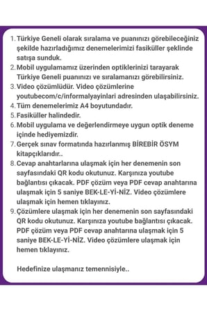 2026 Tyt Biyoloji 40lı Manifesto Branş Deneme Paketi Fasikül Seti Özgün Dijital Çözümlü