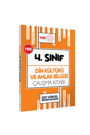 2027 MEB ÖDM İlkokul 4.Sınıf DİN KÜLTÜRÜ VE AHLAK BİLGİSİ Çalışma Kitabı Soru Bankası BASKI ÜCRETİ