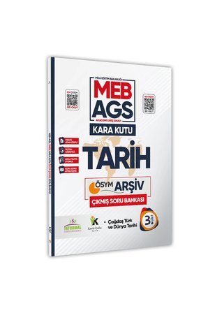 MEB-AGS Tarihin Kara Kutusu 3.Cilt Dijital Çözümlü Konu Özetli ÖSYM Çıkmış Soru Havuzu Bankası