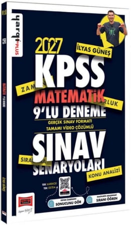 2027 KPSS Matematik Sınav Senaryoları Tamamı Video Çözümlü 9 Deneme Yargı Yayınları