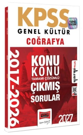 2027 KPSS Genel Kültür Coğrafya Konu Konu Tamamı Çözümlü 10 Yıl Çıkmış Sorular Yargı Yayınları
