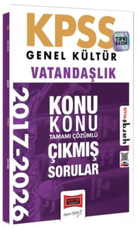 2027 KPSS Genel Kültür Vatandaşlık Konu Konu Tamamı Çözümlü 10 Yıl Çıkmış Sorular Yargı Yayınları