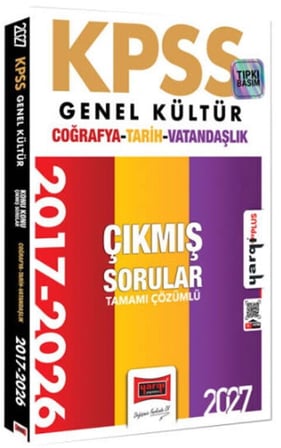 2027 KPSS Genel Kültür Tarih Coğrafya Vatandaşlık Konu Konu Tamamı Çözümlü 10 Yıl Çıkmış Sorular Yargı Yayınları
