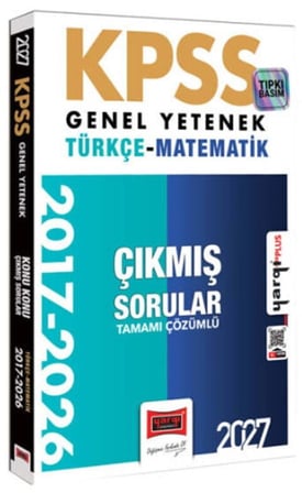 2027 KPSS Genel Yetenek Türkçe Matematik Konu Konu Tamamı Çözümlü 10 Yıl Çıkmış Sorular Yargı Yayınları