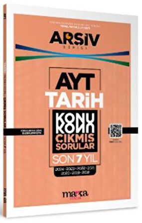 AYT Tarih Konu Konu Çıkmış Sorular Son 7 Yıl