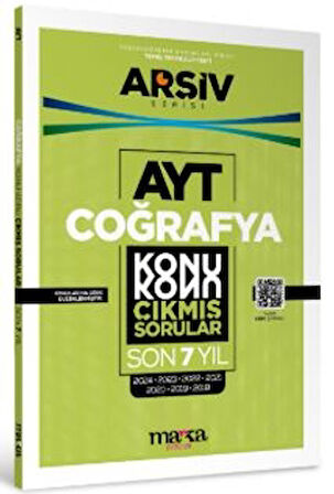 AYT Coğrafya Konu Konu Çıkmış Sorular Son 7 Yıl
