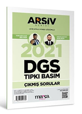 2021 DGS Arşiv Serisi Tıpkı Basım Çıkmış Sorular
