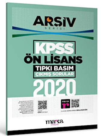 2020 KPSS Ön Lisans Arşiv Serisi Tıpkı Basım Çıkmış Sorular