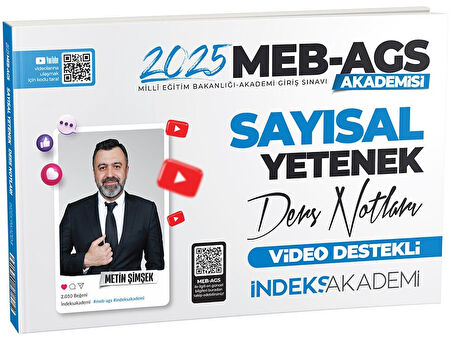 İndeks Akademi 2025 MEB-AGS Akademisi Sayısal Yetenek Video Ders Notları