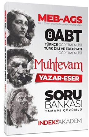 2025 ÖABT Türkçe-Türk Dili Edebiyatı Muhtevam Yazar Eser Soru Bankası Çözümlü