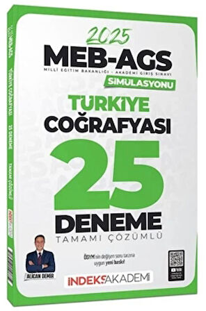 AGS Simülasyonu Türkiye Coğrafyası 25 Deneme Çözümlü