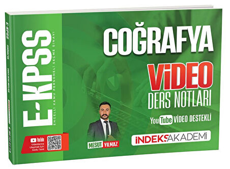 İndeks Akademi EKPSS Coğrafya Video Ders Notları - Mesut Yılmaz