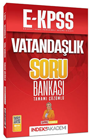 İndeks Akademi 2026 EKPSS Vatandaşlık Soru Bankası Çözümlü - Şahnaz Eseroğlu 