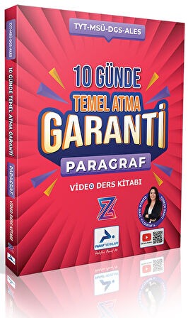 Paraf Z Takım 2025 Tyt Türkçe Saati Paragraf 10 Günde Temel Atma Garanti