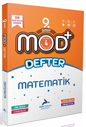Paraf Yayınları 9. Sınıf Matematik MOD Defter