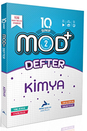 Paraf Yayınları 10. Sınıf Kimya MOD Defter