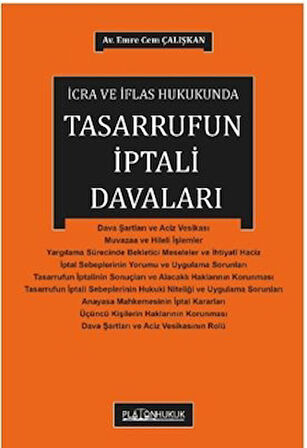 İcra ve İflas Hukukunda Tasarrufun İptali Davası