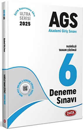 2025 AGS Fasiküllü Tamamı Çözümlü 6 Deneme Sınavı