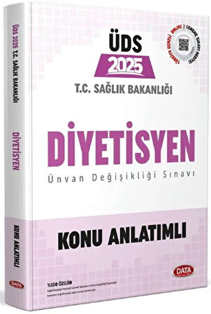 Data Yayınları 2025 GYS ÜDS Sağlık Bakanlığı Diyetisyen Konu Anlatımlı