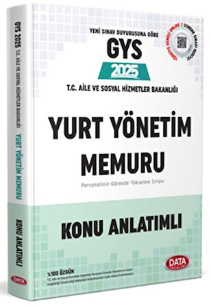 T.C. Aile ve Sosyal Hizmetler Bakanlığı Yurt Yönetim Memuru GYS Konu Anlatımlı