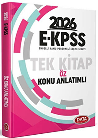 2026 EKPSS Öz Konu Anlatımlı Tek Kitap Data Yayınları