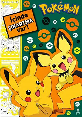 Pokemon - En Sevdiğim Boyama Kitabı - Çıkartmalı