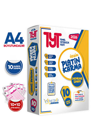 2026 YKS-TYT Platin Karma Yayınlar Kurumsal 10lu Paket Deneme Sınavı Türkiye Geneli