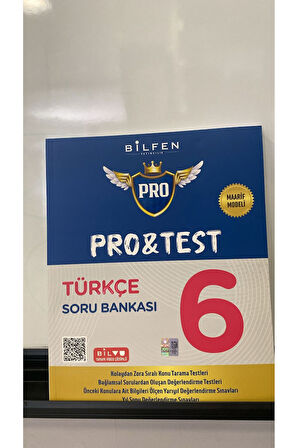 6.SINIF PRO&TEST TÜRKÇE SORU BANKASI 2025 YENİ ÜRÜN MAARİF MODEL BİLFEN YAYINCILIK