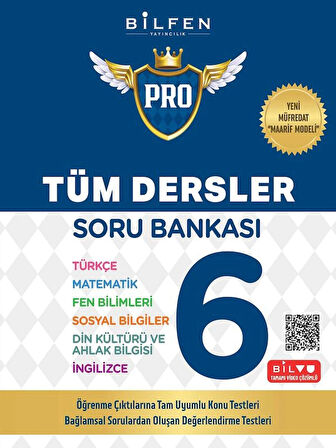 6. SINIF PRO TÜM DERSLER SORU BANKASI - 2025 Maarif Modeli Müfredat