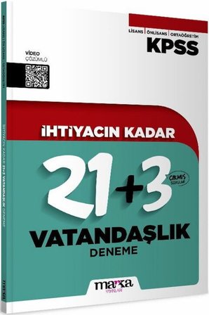 KPSS İhtiyacın Kadar Vatandaşlık 24 Deneme Marka Yayınları