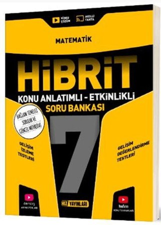 7. Sınıf Hibrit Matematik Soru Bankası Hız Yayınları