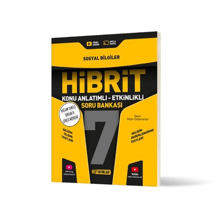 7. Sınıf Hibrit Sosyal Bilgiler Soru Bankası-Bağlam Temelli Sorular ve Güncel Müftedat