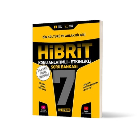 7. Sınıf Hibrit Din Kültürü ve Ahlak Bilgisi Soru Bankası-Bağlam Temelli Sorular ve Güncel Müftedat