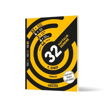 7. Sınıf Türkçe 32 Haftalık Deneme-Bağlam Temelli Sorular ve Güncel Müfredat