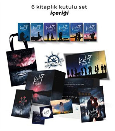 Kutup Yıldızı Serisi (Ciltli - 6 Kitaplık Hediyeli Kutu) / Mehtap Fırat